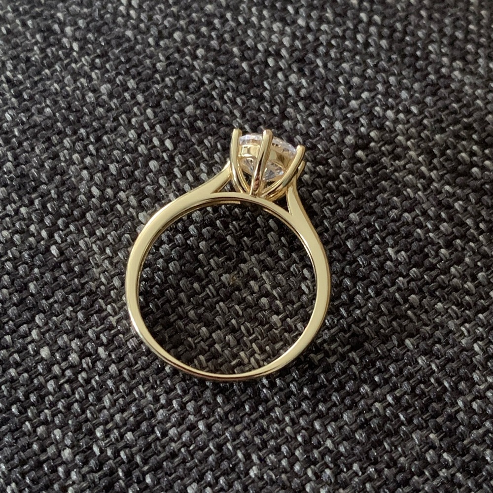 Classic Gold Solitaire Ring